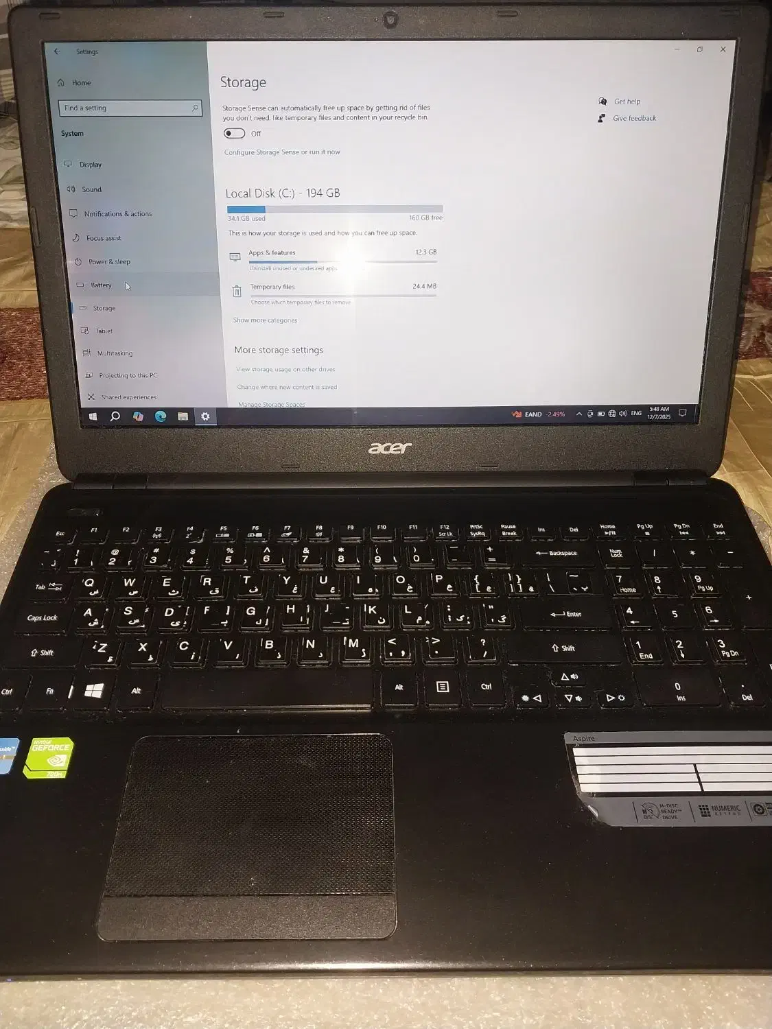 لب تاب acerمدلcorei5|رایانه همراه|تهران, زرکش|دیوار