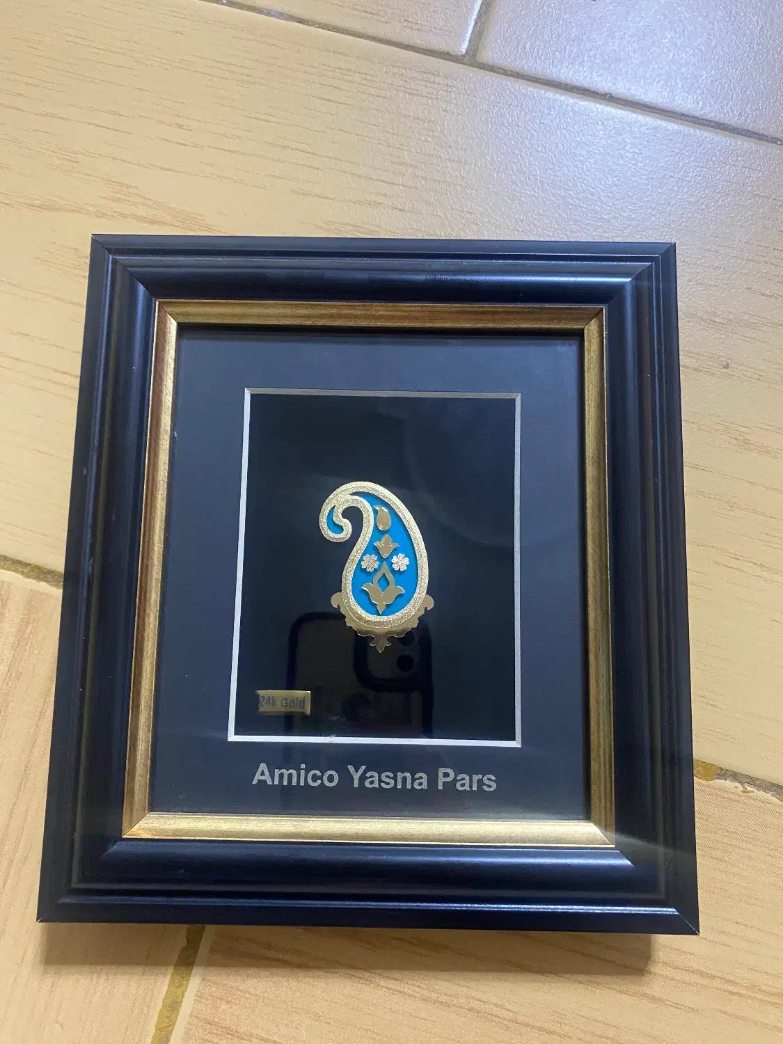 تابلو زرین|صنایع دستی و سایر لوازم تزئینی|لاهیجان, کاروانسرابر|دیوار