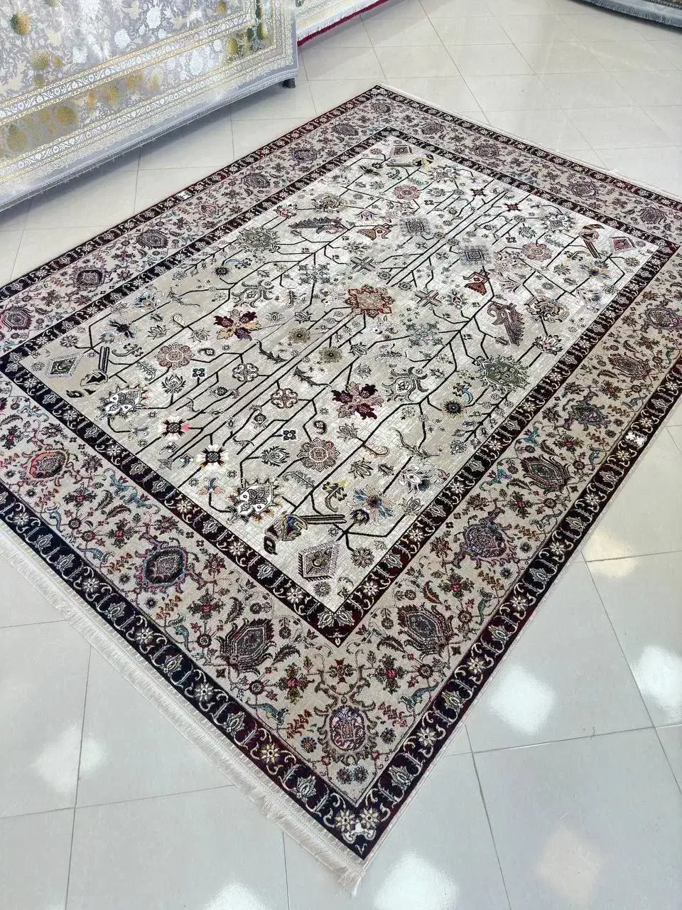 ۷۰۰شانه آرشام بژ سرای فرش حدادی|فرش|بوشهر, |دیوار