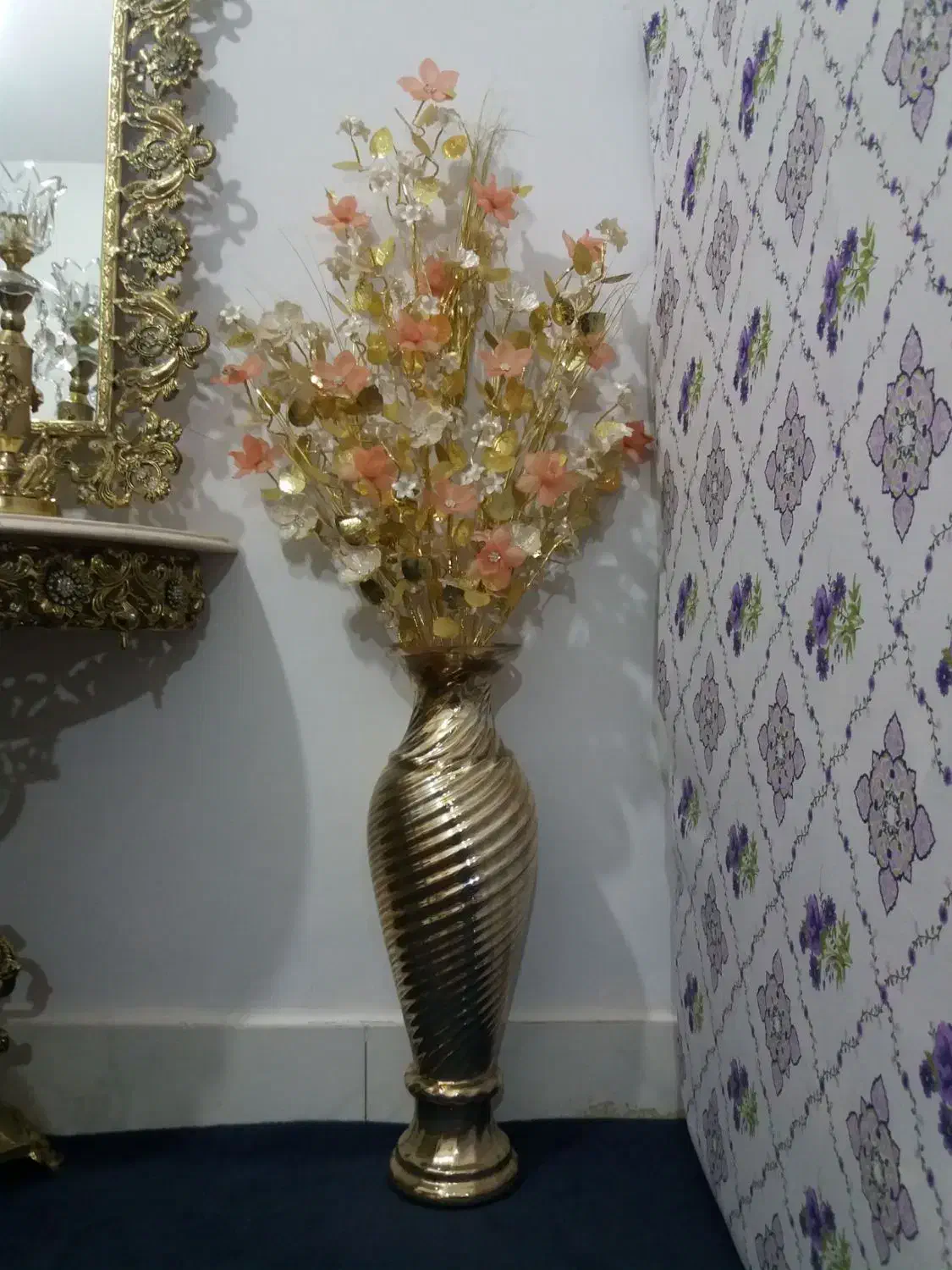 گل و گلدان|گل مصنوعی|اقبالیه, |دیوار