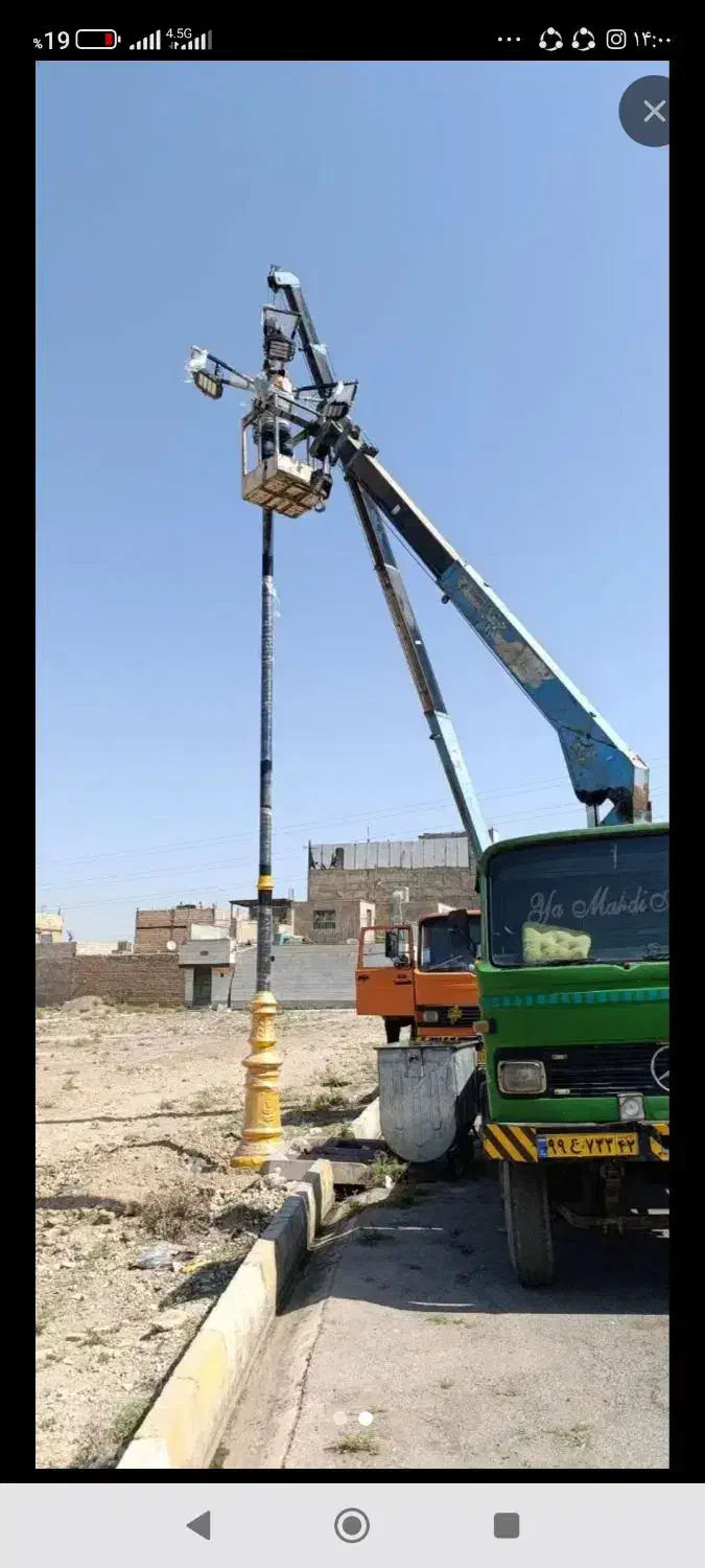 خاور جرثقیل 2تا 4تن با نازلترین قیمت|خدمات حمل و نقل|قرچک, شهرک طلائیه|دیوار