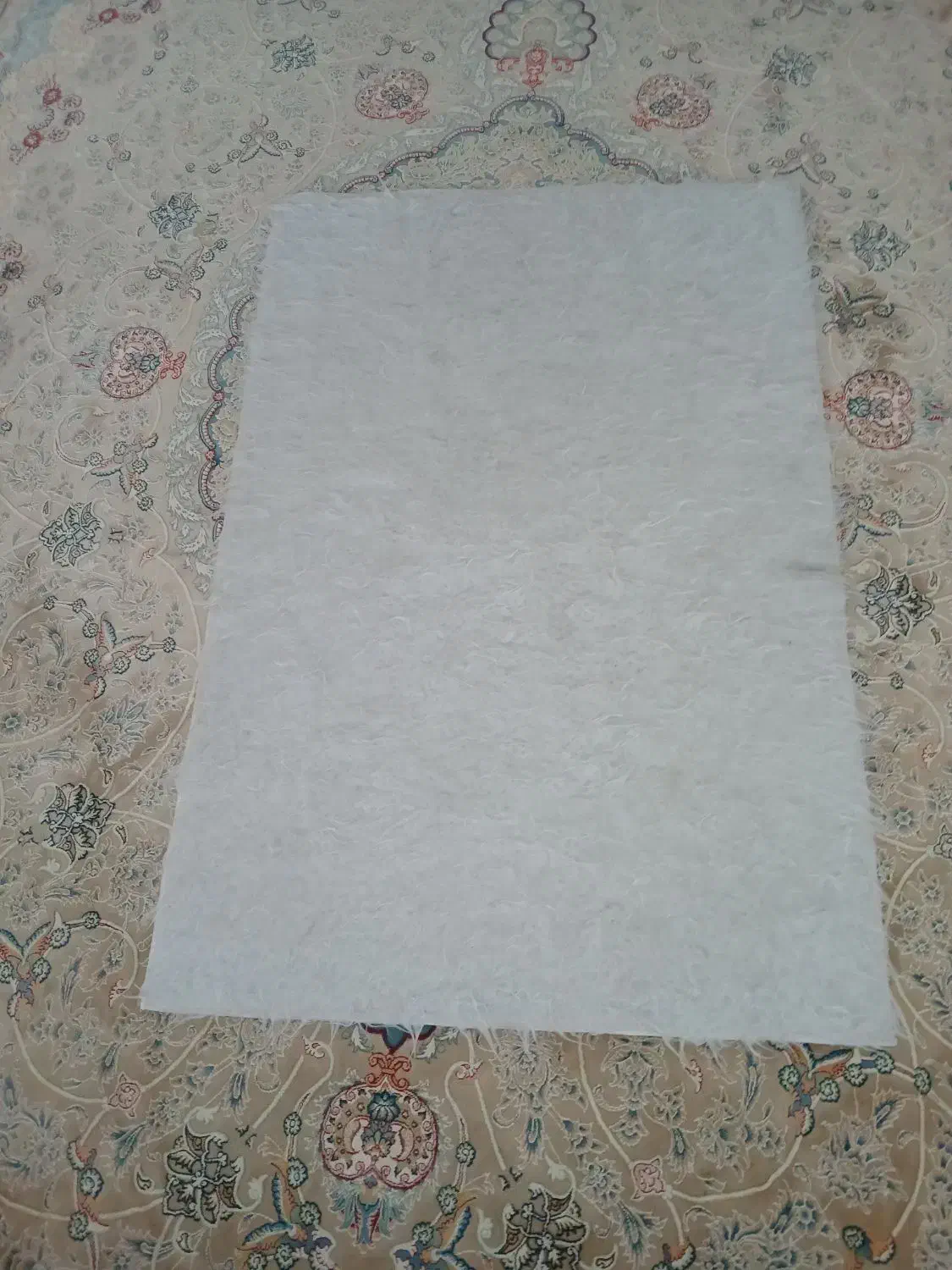 فرش خز سفید 450 تومن|فرش|تهران, ابوذر|دیوار