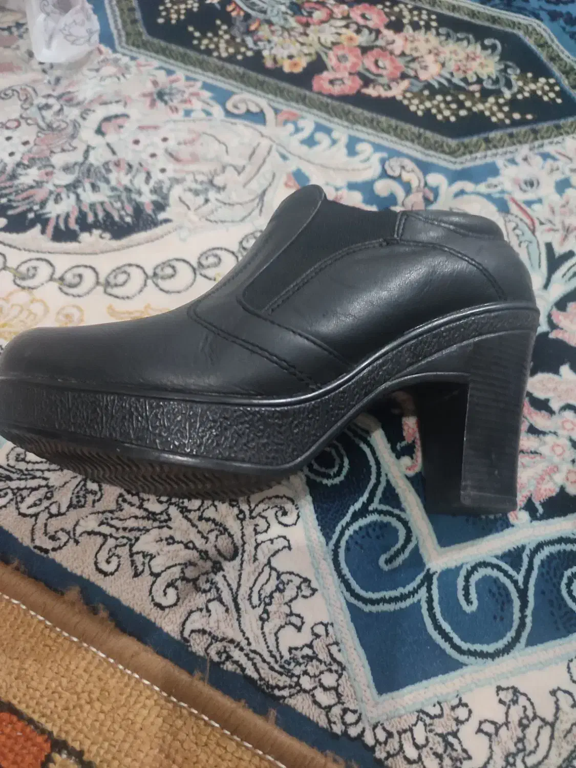 کفش پاشنه بلند چرم زنانه|کیف، کفش، کمربند|ری, علایین|دیوار