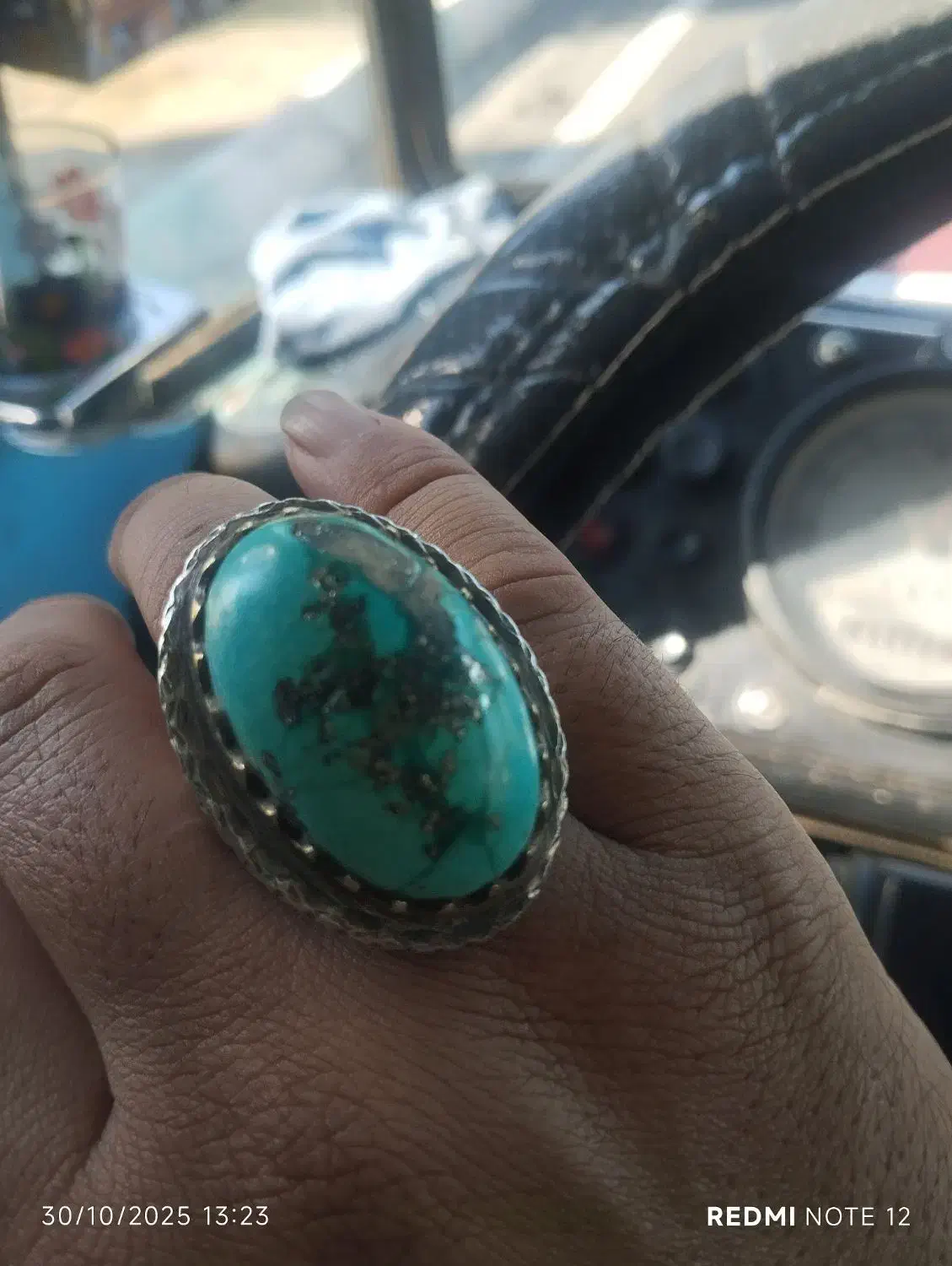 انگشتره فیروزه اصل|جواهرات|کرمان, |دیوار