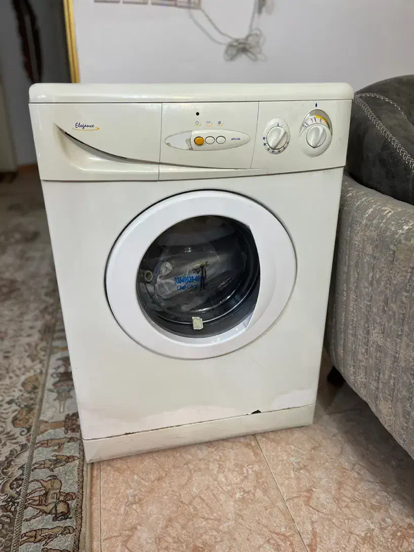 ماشین لباسشویی آبسار|ماشین لباسشویی و خشک‌کن لباس|رشت, استقامت ۱|دیوار