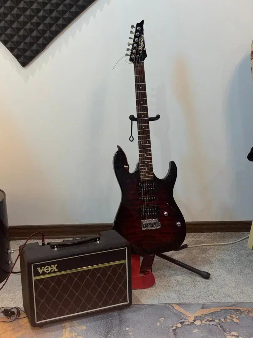 گیتار الکتریک آیبانز/آمپلی فایر Vox|گیتار، بیس، امپلیفایر|شهریار, شهریار|دیوار
