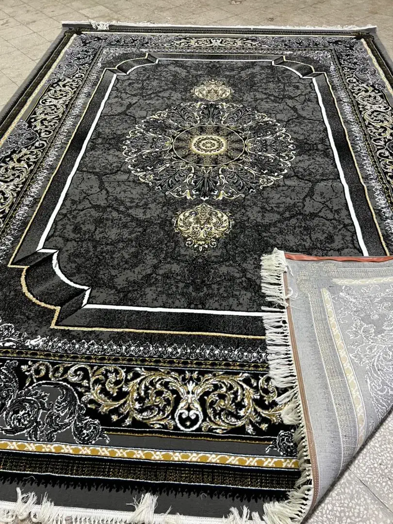 فرش ۱۲و۶و۹متری طوسی طلایی|فرش|اصفهان, دوطفلان|دیوار