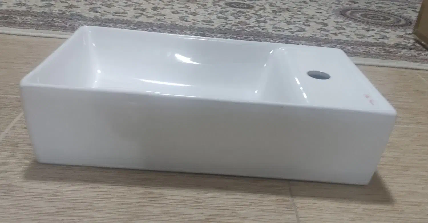 روشویی کابینتی آنتیک سفید وطوسی کوچک|لوازم سرویس بهداشتی|آبادان, |دیوار