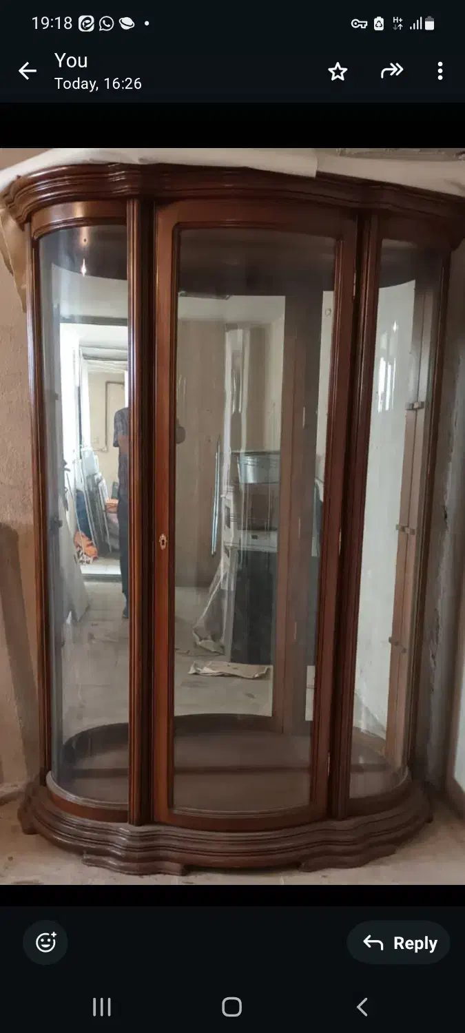 ویترین آیینه ای در حد نو|بوفه، ویترین، کنسول|تهران, سازمان برنامه جنوبی|دیوار