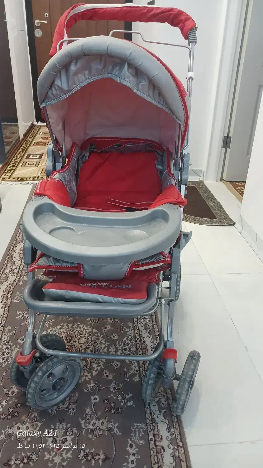 کالسکه کاملآ سالم بدون ایراد در حد نو|اسباب و اثاث بچه|پردیس, فاز ۸|دیوار