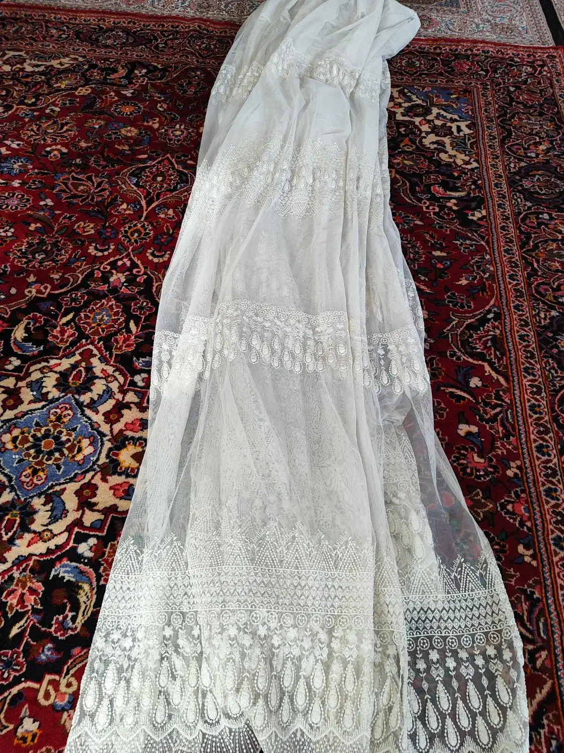 پرده توری طرحدار گیپور|پرده، رانر، رومیزی|صوفیان, |دیوار