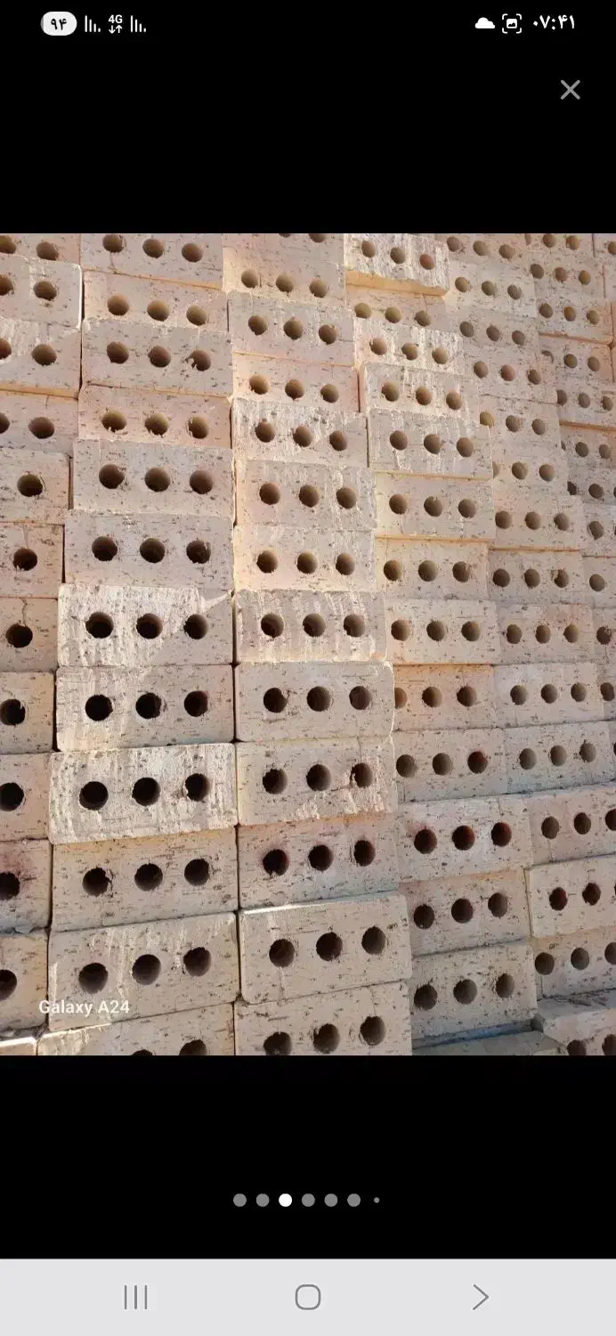 آجر سه سوراخ پرسی شبستر خرید آسان از کارخانه|مصالح و تجهیزات ساختمان|تبریز, |دیوار