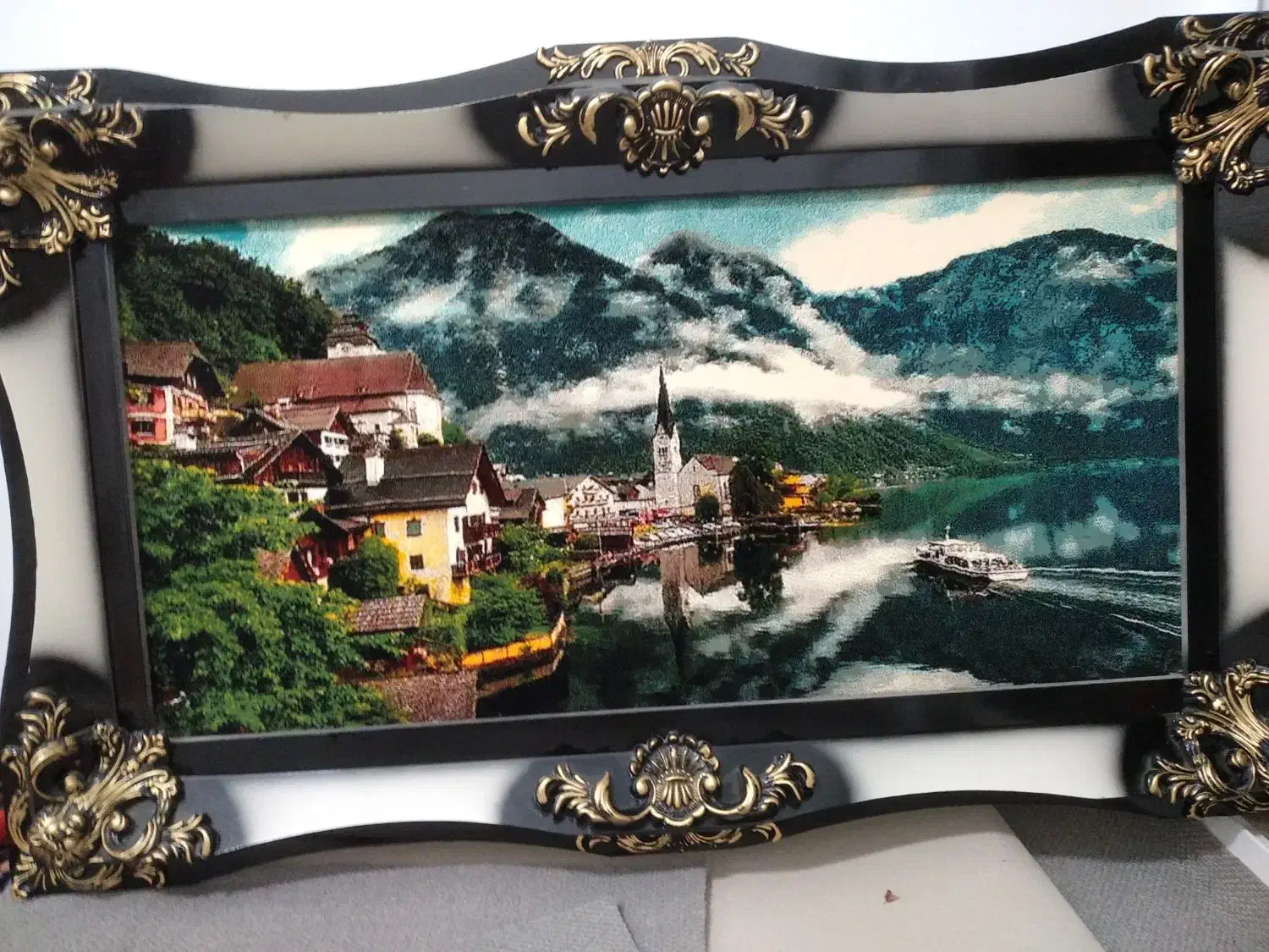 دو عدد تابلو فرش ماشینی|تابلو فرش|همدان, |دیوار