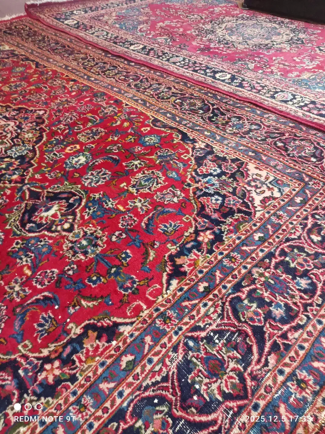 فرش دستبافت شیش متری جفتی ۱۵ تومن|فرش|صفادشت, |دیوار