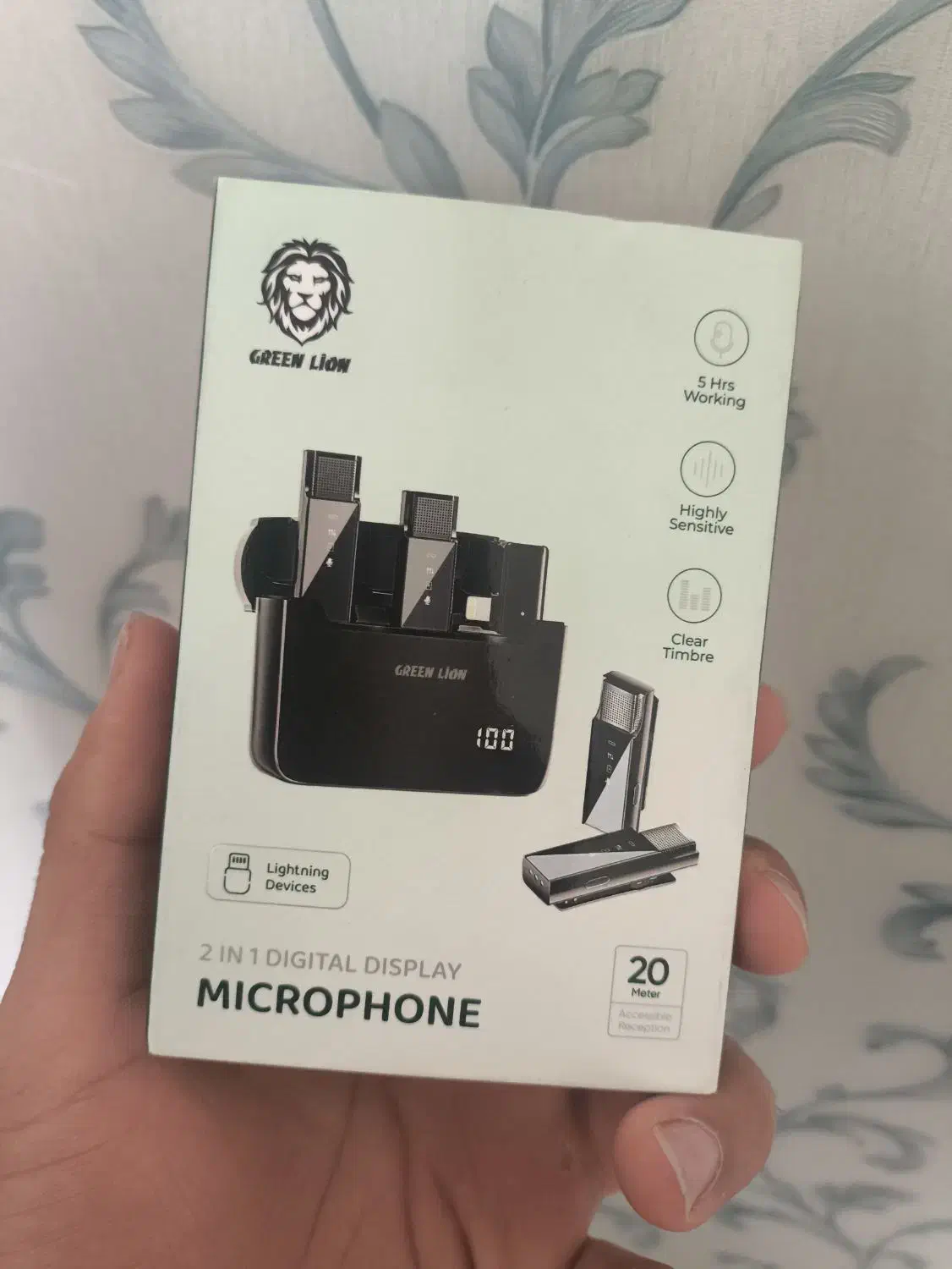 میکروفون green lion 2IN1|صوتی و تصویری|شیراز, هفت تنان|دیوار