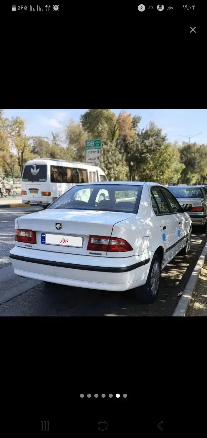 سمندمدل ۹۲ EF7دوگانه کارخانه پایه گاز سوز استثنایی|خودرو سواری و وانت|قروه, |دیوار