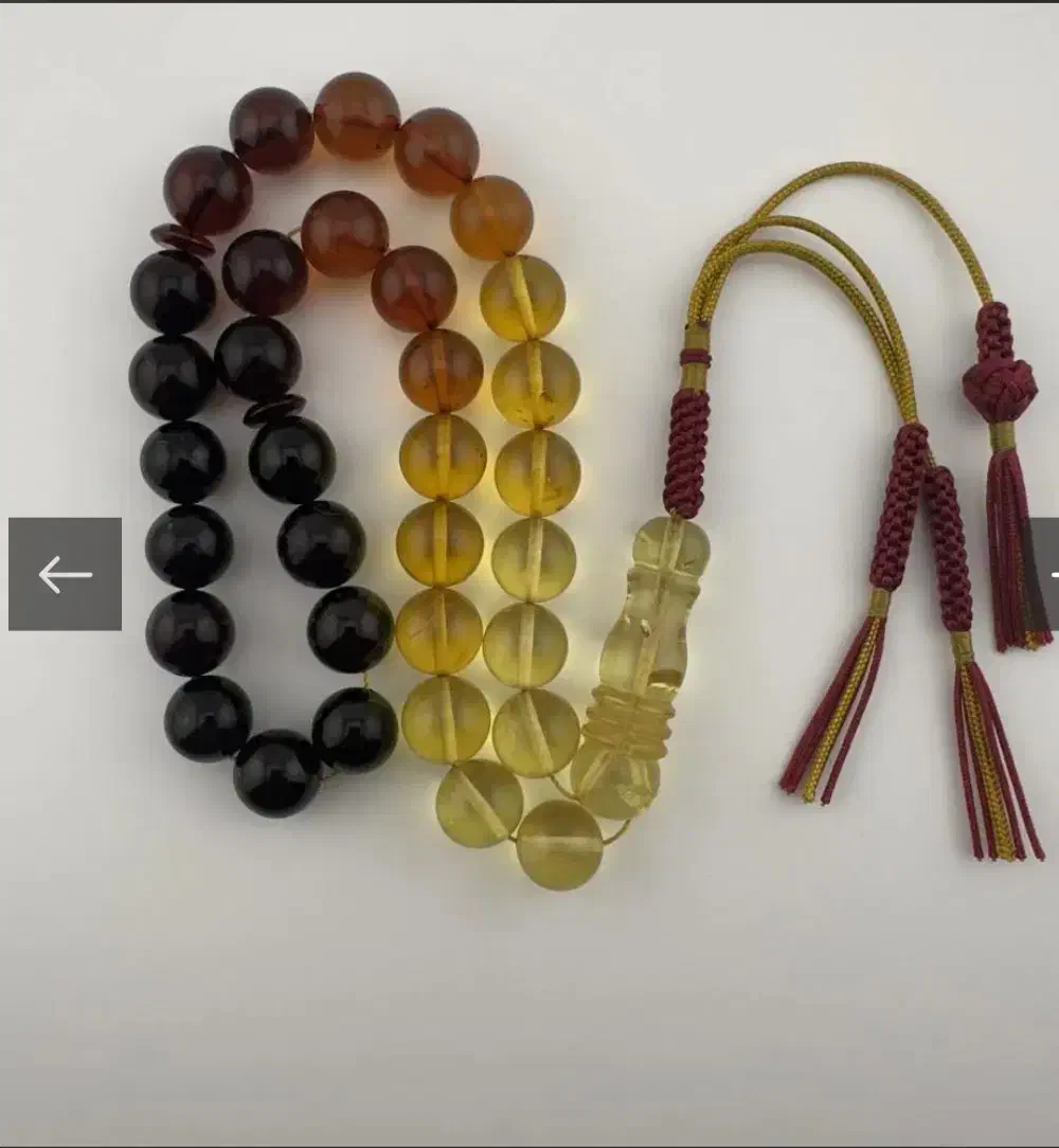 تسبیح کهربای اصل کارائیب بسیار کمیاب|جواهرات|تهران, اکباتان|دیوار