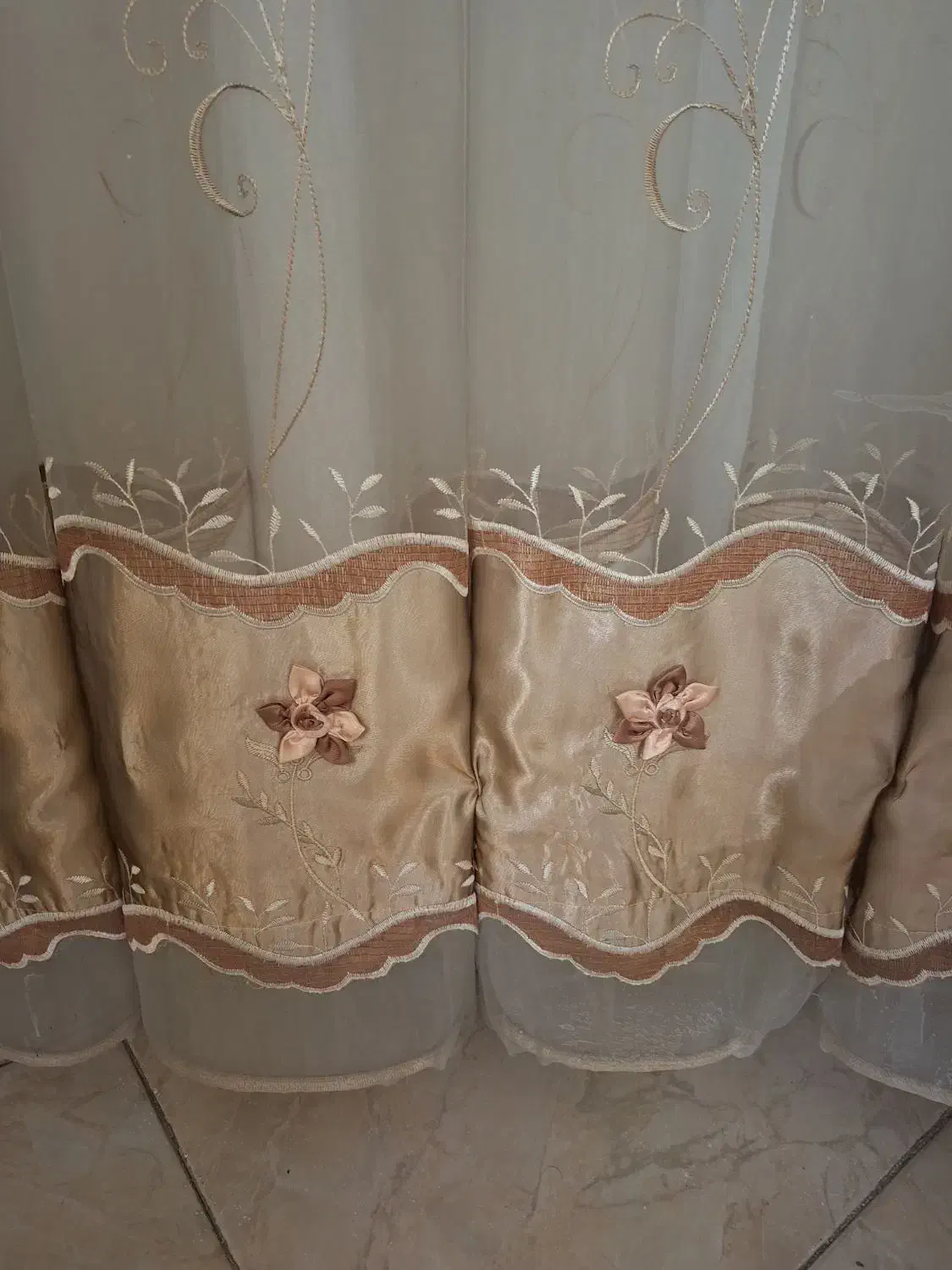 پرده|پرده، رانر، رومیزی|قم, سالاریه|دیوار