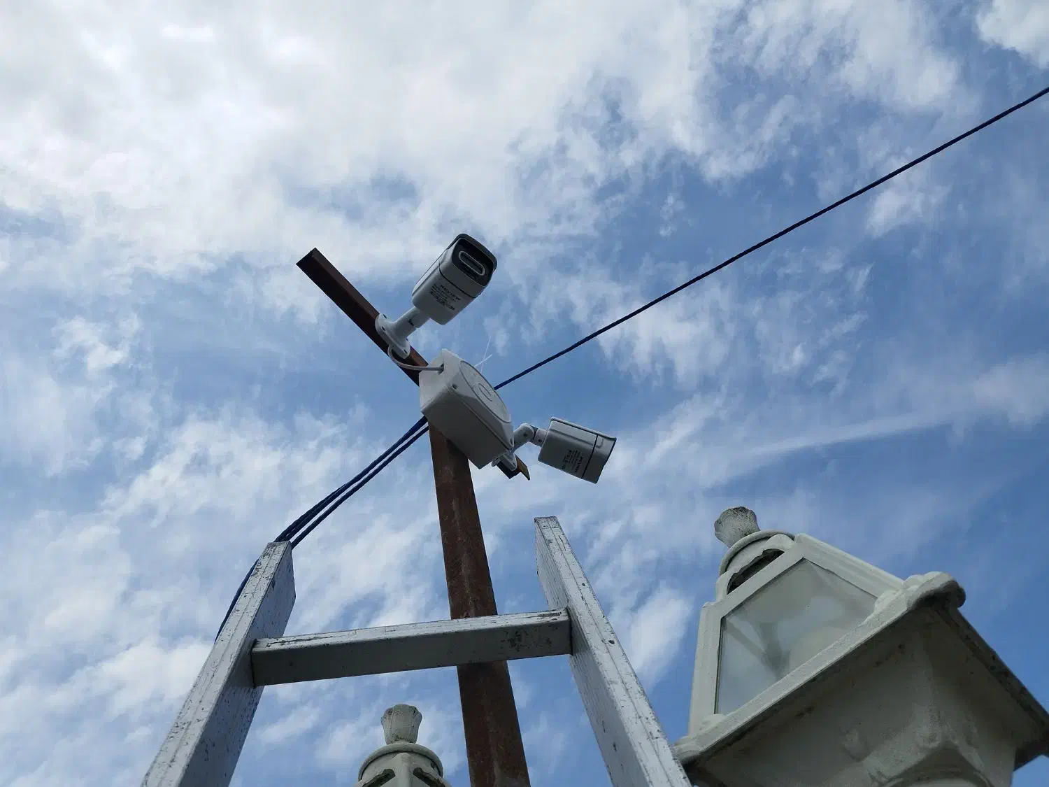 پک دوربین مداربسته ۴ عددی شب رنگی با متعلقات و نصب|دوربین مداربسته|بابل, |دیوار