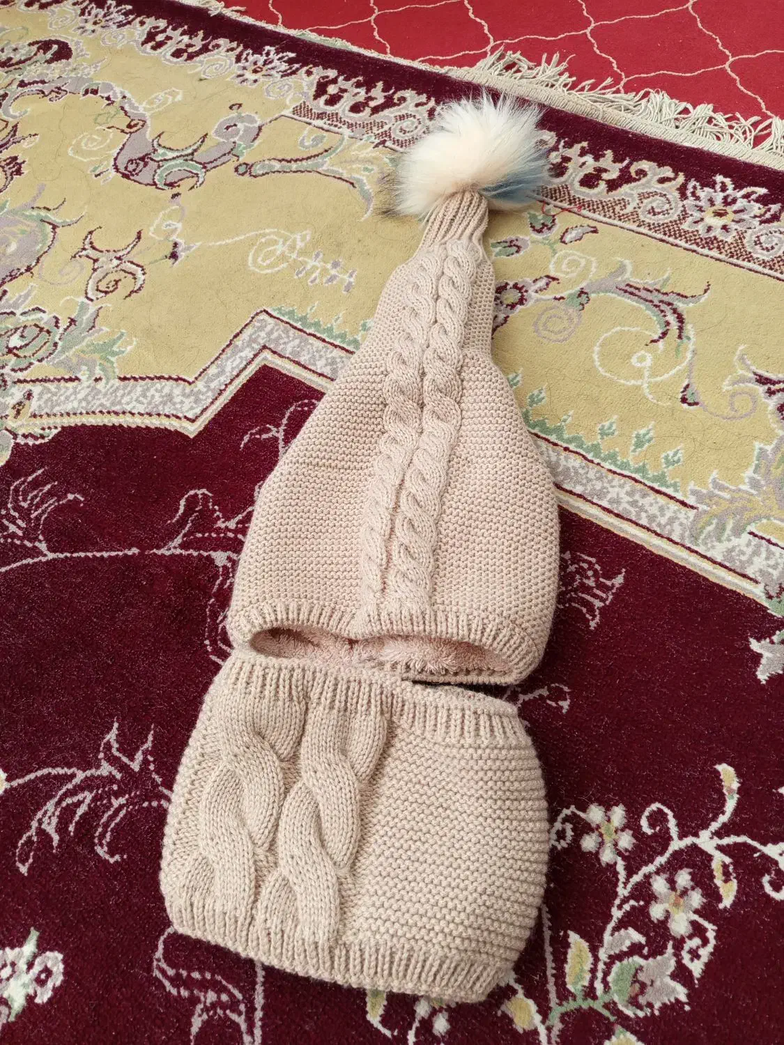 کلاه شال گردن دخترانه|کفش و لباس بچه|قوچان, |دیوار