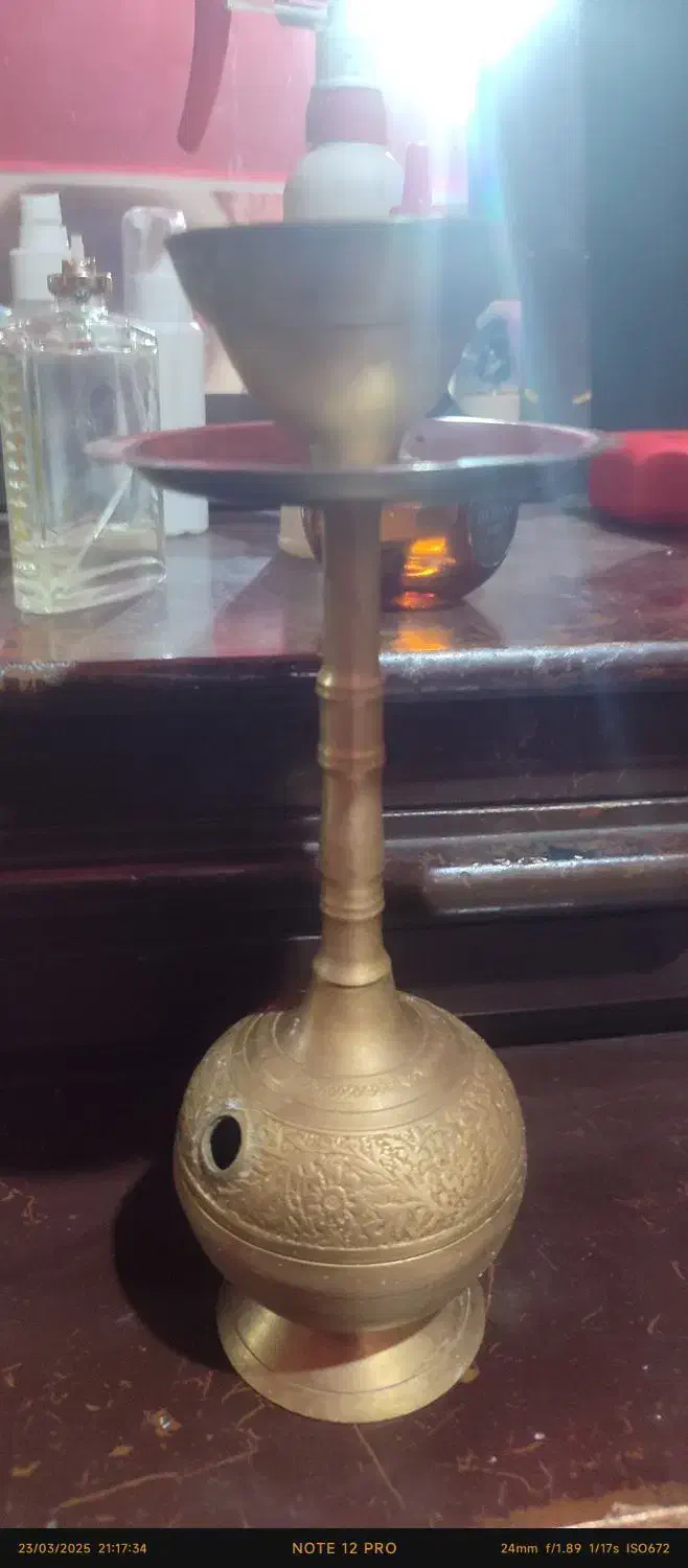 قلیون برنجی هندی|کلکسیون و سرگرمی|کرمان, |دیوار