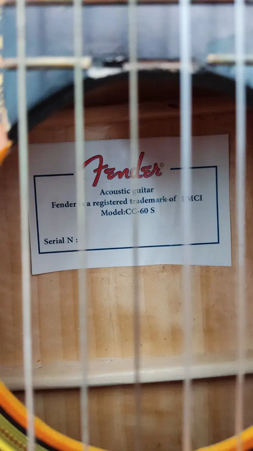 گیتار آکوستیک فندر|گیتار، بیس، امپلیفایر|پرند, فاز ۶|دیوار