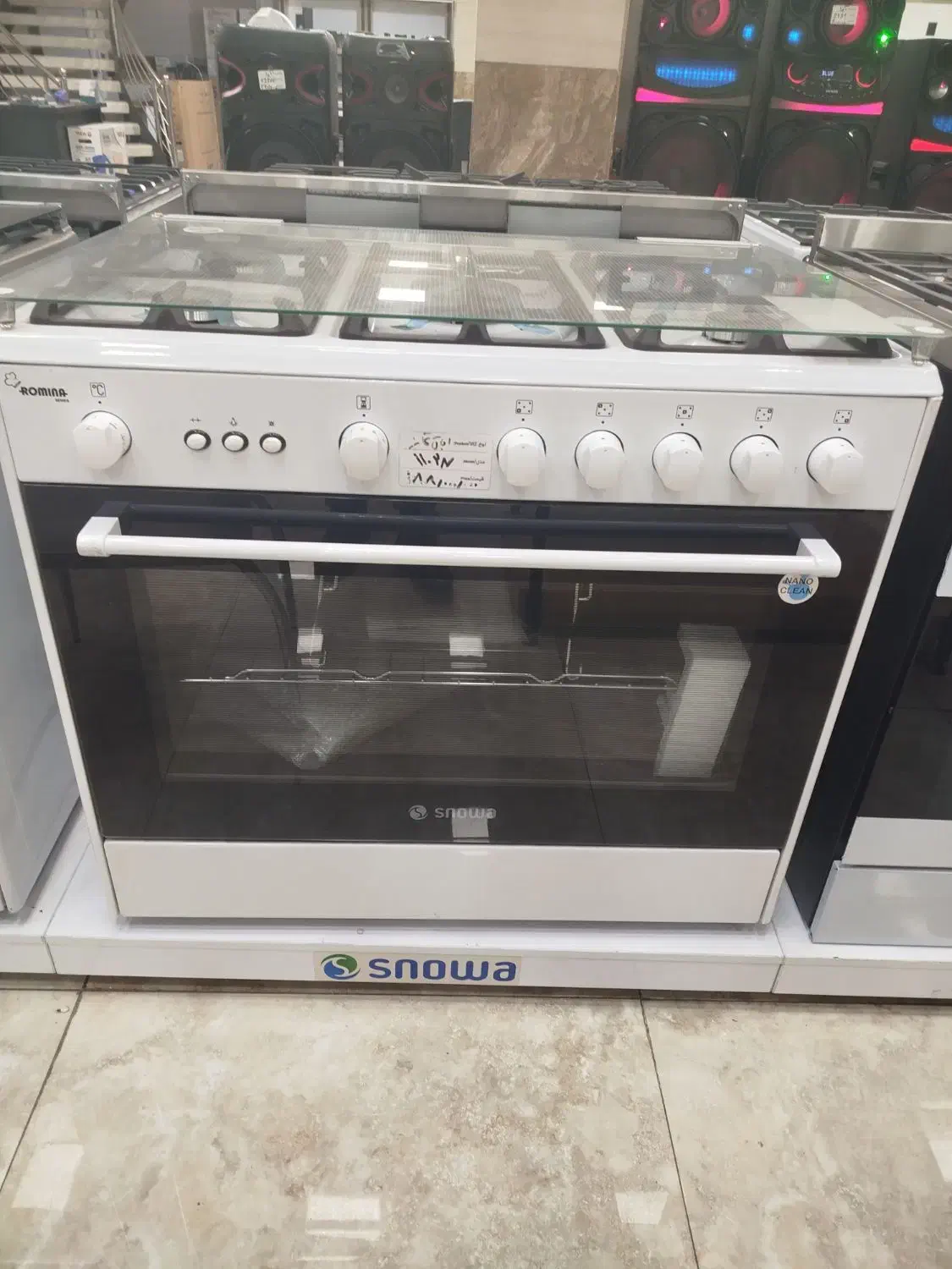 گاز ۵ شعله فردار اسنوا|اجاق گاز و لوازم برقی پختوپز|گرگان, |دیوار