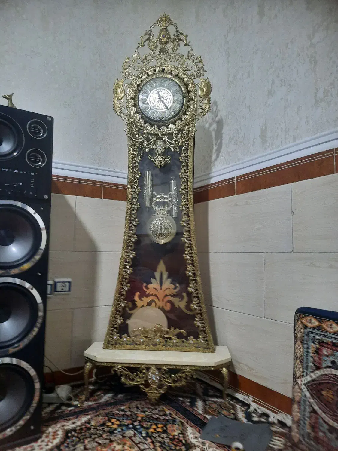 آینه کنسول ساعت میز تلویزیون وبوفه باهم ۶۰میلیون|بوفه، ویترین، کنسول|ورامین, ورامین|دیوار