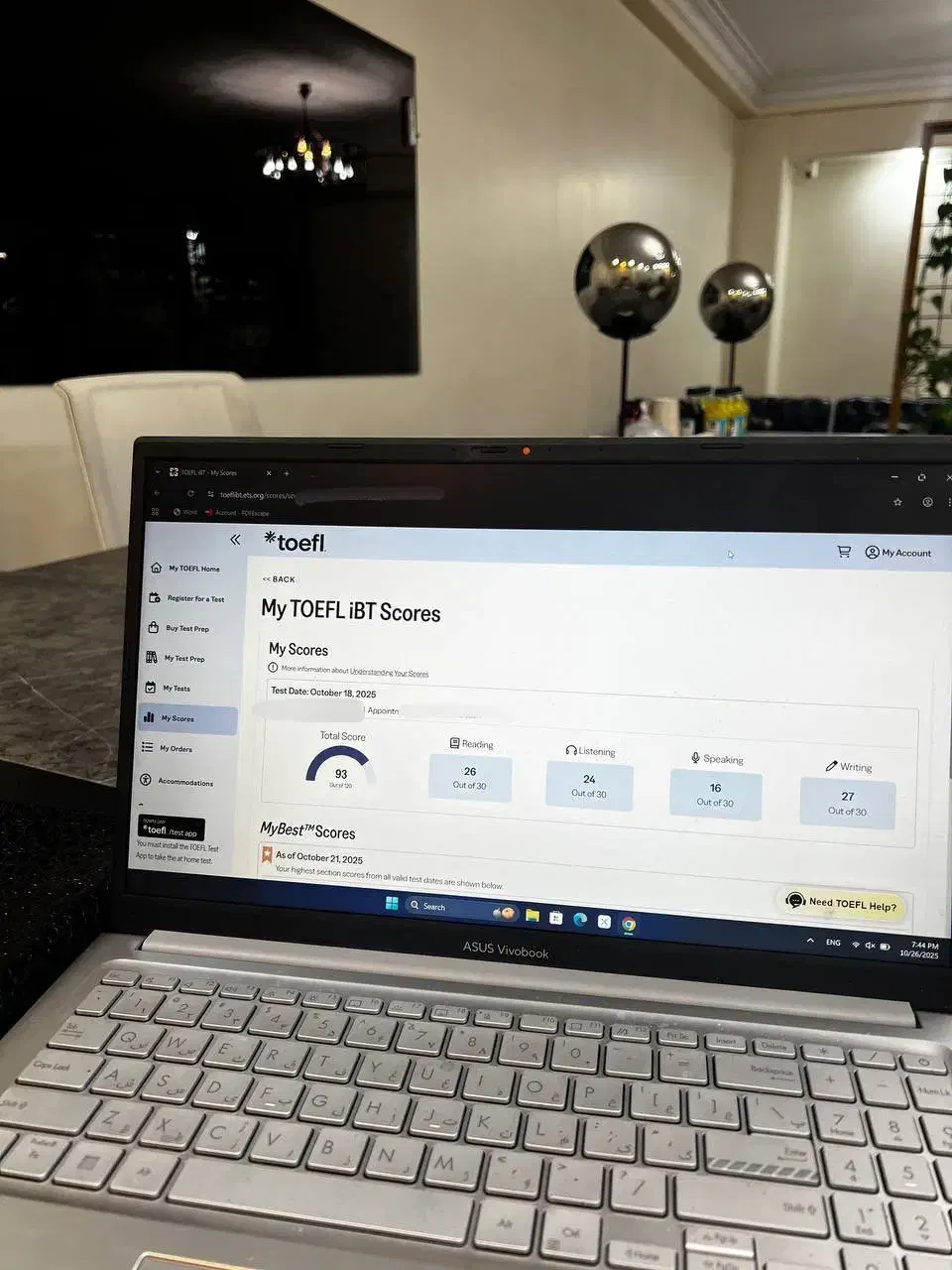 آموزش و برگزاری آزمون تافل،دولینگو،آیلتس تضمینی|خدمات آموزشی|تهران, زعفرانیه|دیوار