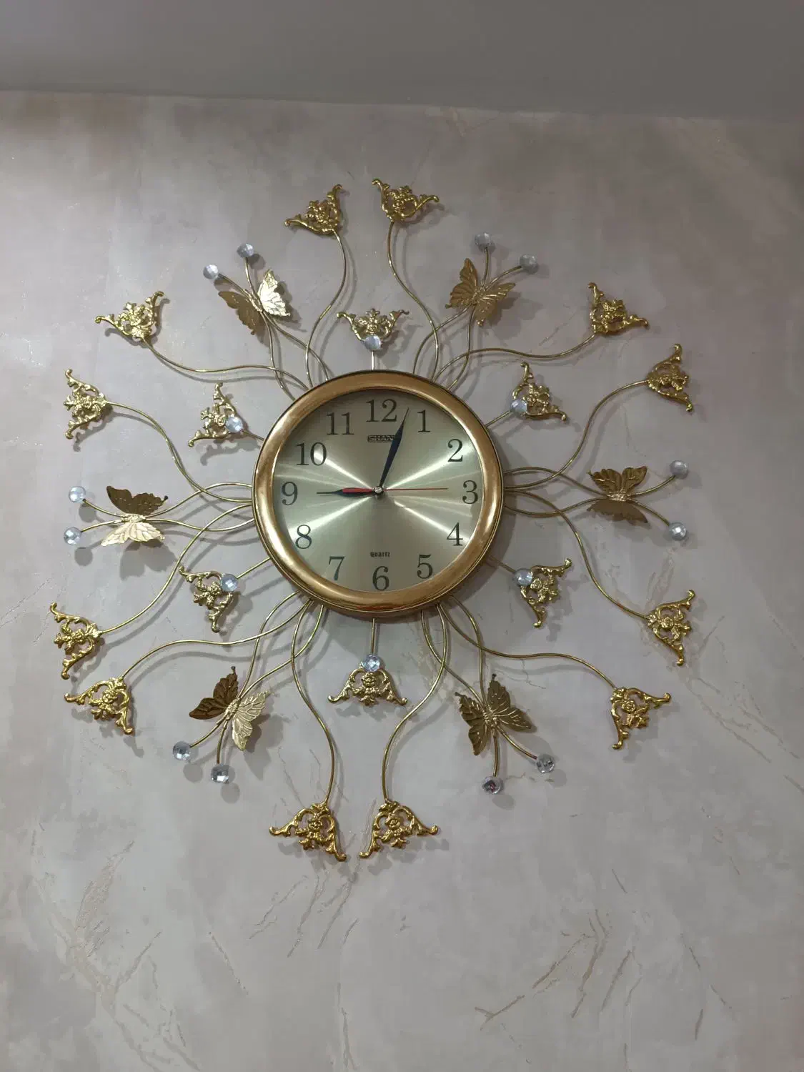 ساعت طلایی|ساعت دیواری و تزئینی|صفادشت, |دیوار