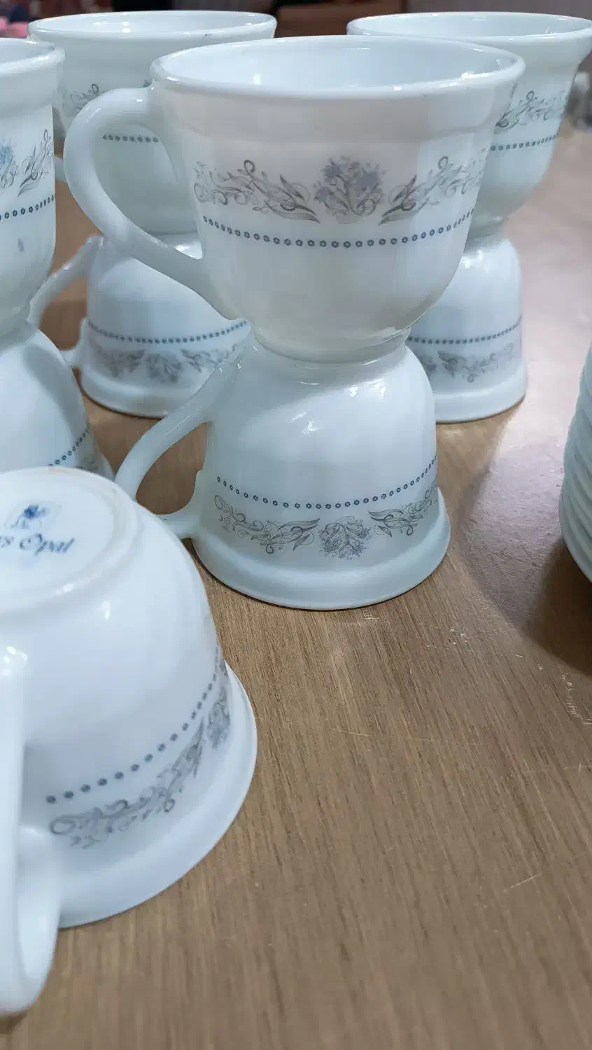 فنجون نعلبکی آرکوپال|ظروف سرو و پذیرایی|قم, شهرک امام حسن|دیوار