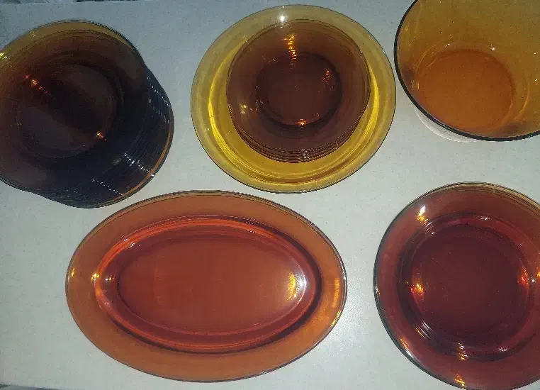 ظروف عسلی|ظروف سرو و پذیرایی|همدان, |دیوار