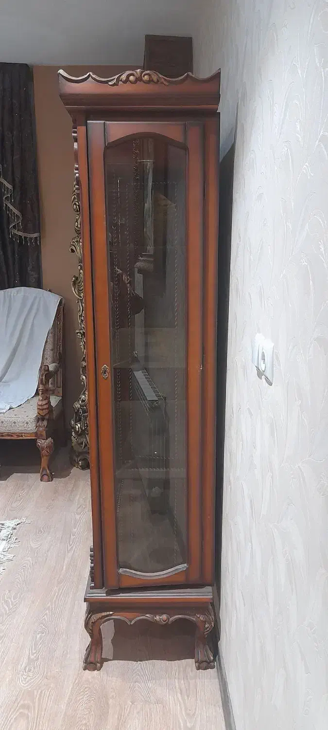 ویترین از جنس چوب راش|بوفه، ویترین، کنسول|قزوین, |دیوار