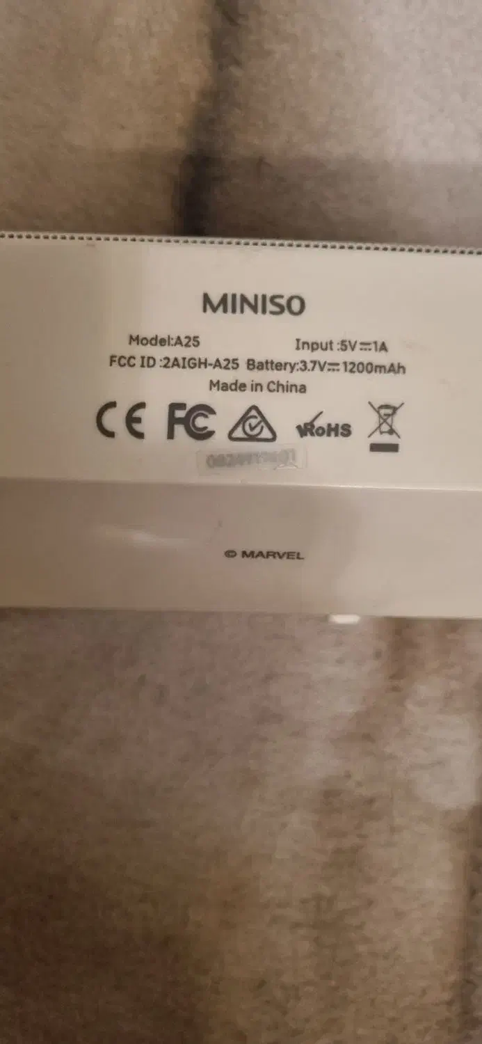 اسپیکر صوتی Miniso با باطری Marvel ، مسافرتی|سیستم صوتی خانگی|تهران, جردن|دیوار