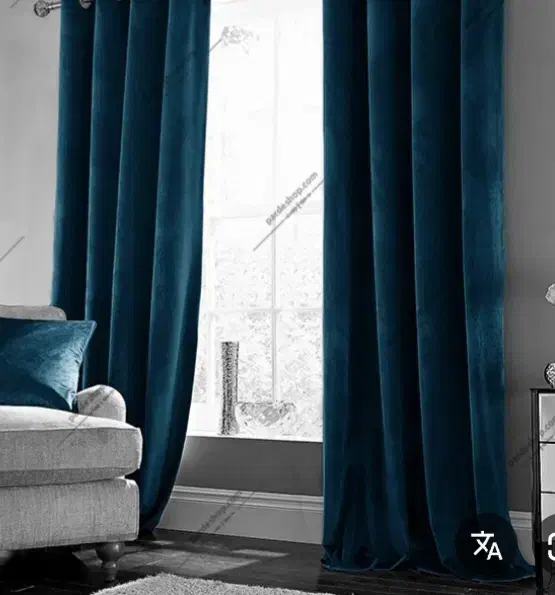 ولان پرده مخمل مات|پرده، رانر، رومیزی|تهران, خلیج فارس|دیوار