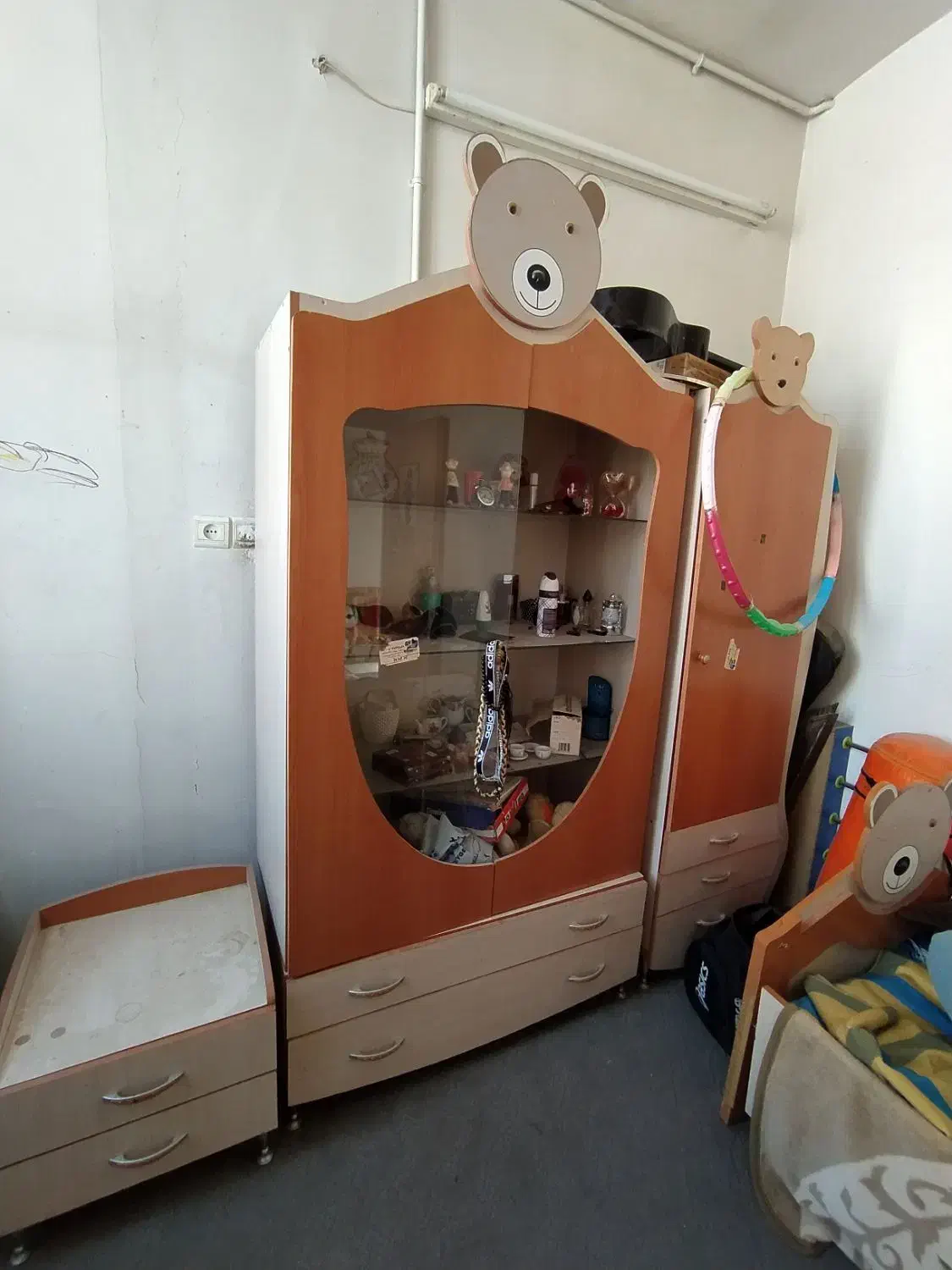 کمد تخت خواب گنجه|تخت و سرویس خواب|مشهد, کلاهدوز|دیوار