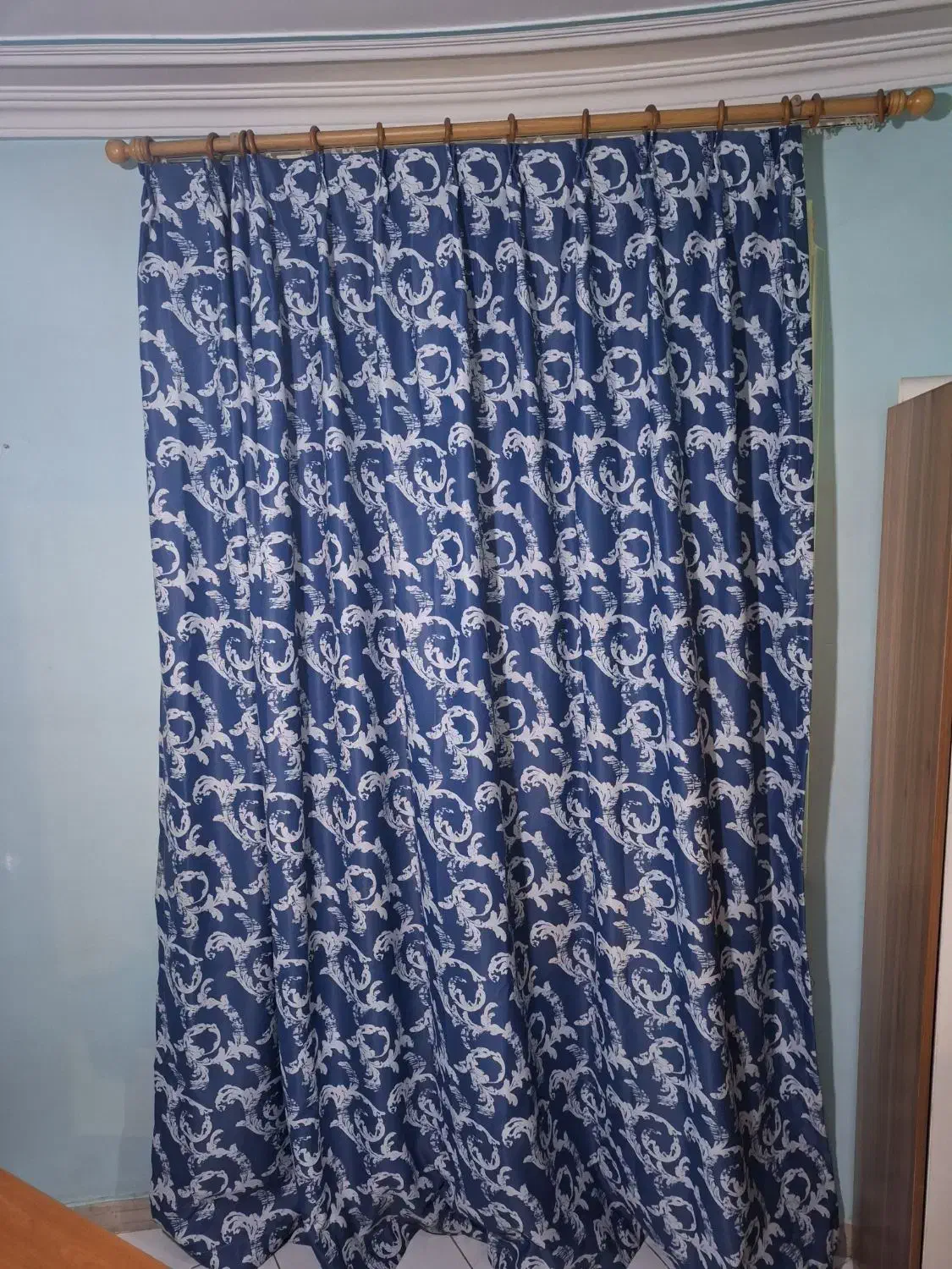 ۳ عدد پرده اتاق خواب|پرده، رانر، رومیزی|بابل, |دیوار