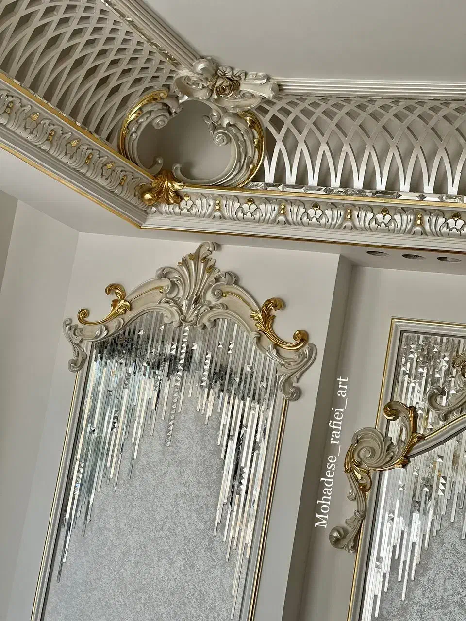 پتینه گچبری نقاشی طلاکاری|خدمات پیشه و مهارت|اصفهان, خواجو|دیوار