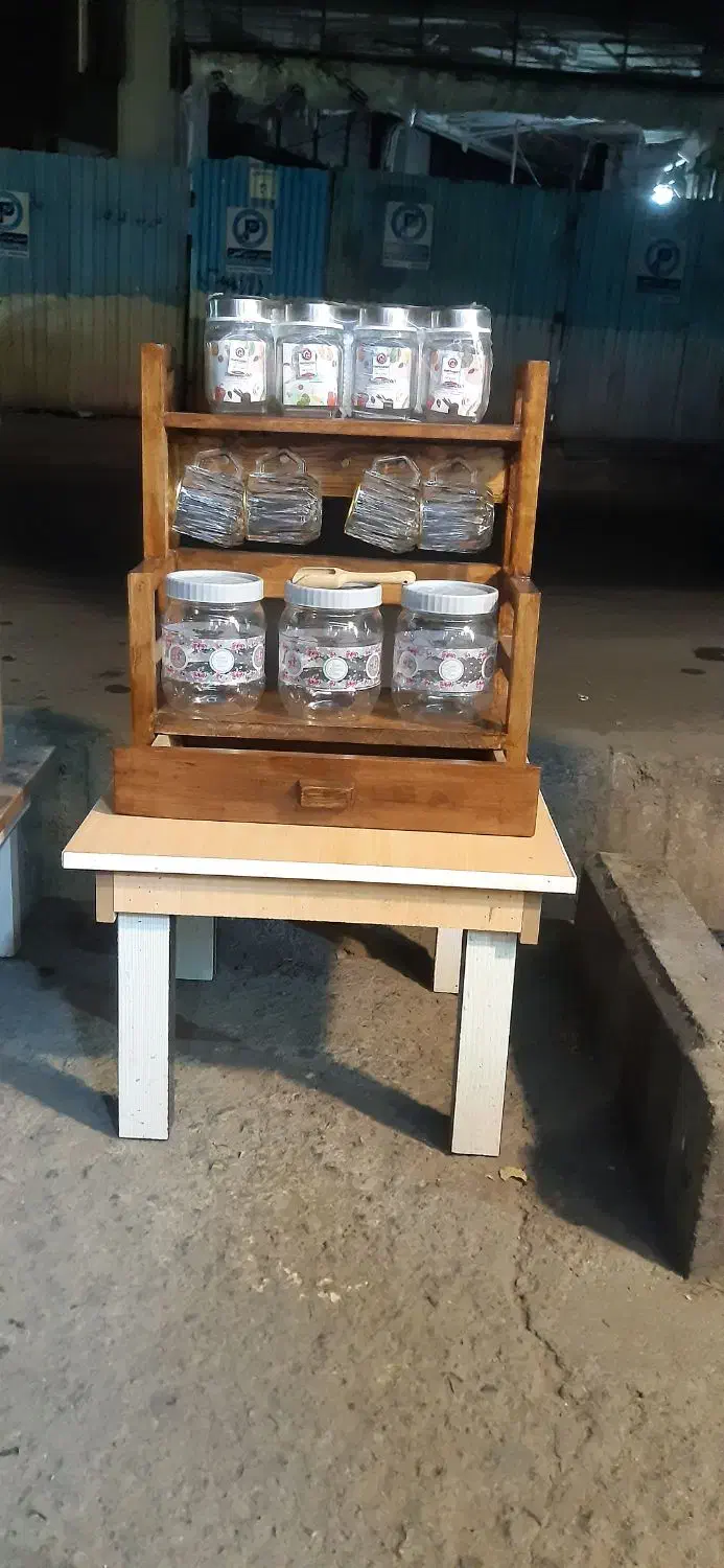 استند چوبی /کافی بار/ نظم دهنده اشپزخانه|آب‌چکان و نظم‌دهنده ظروف|تهران, خرمشهر|دیوار