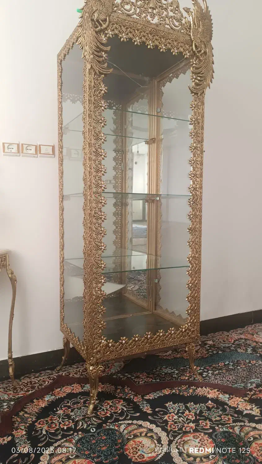 بوفه طرح برنز آلمینیومی|بوفه، ویترین، کنسول|کرمانشاه, |دیوار