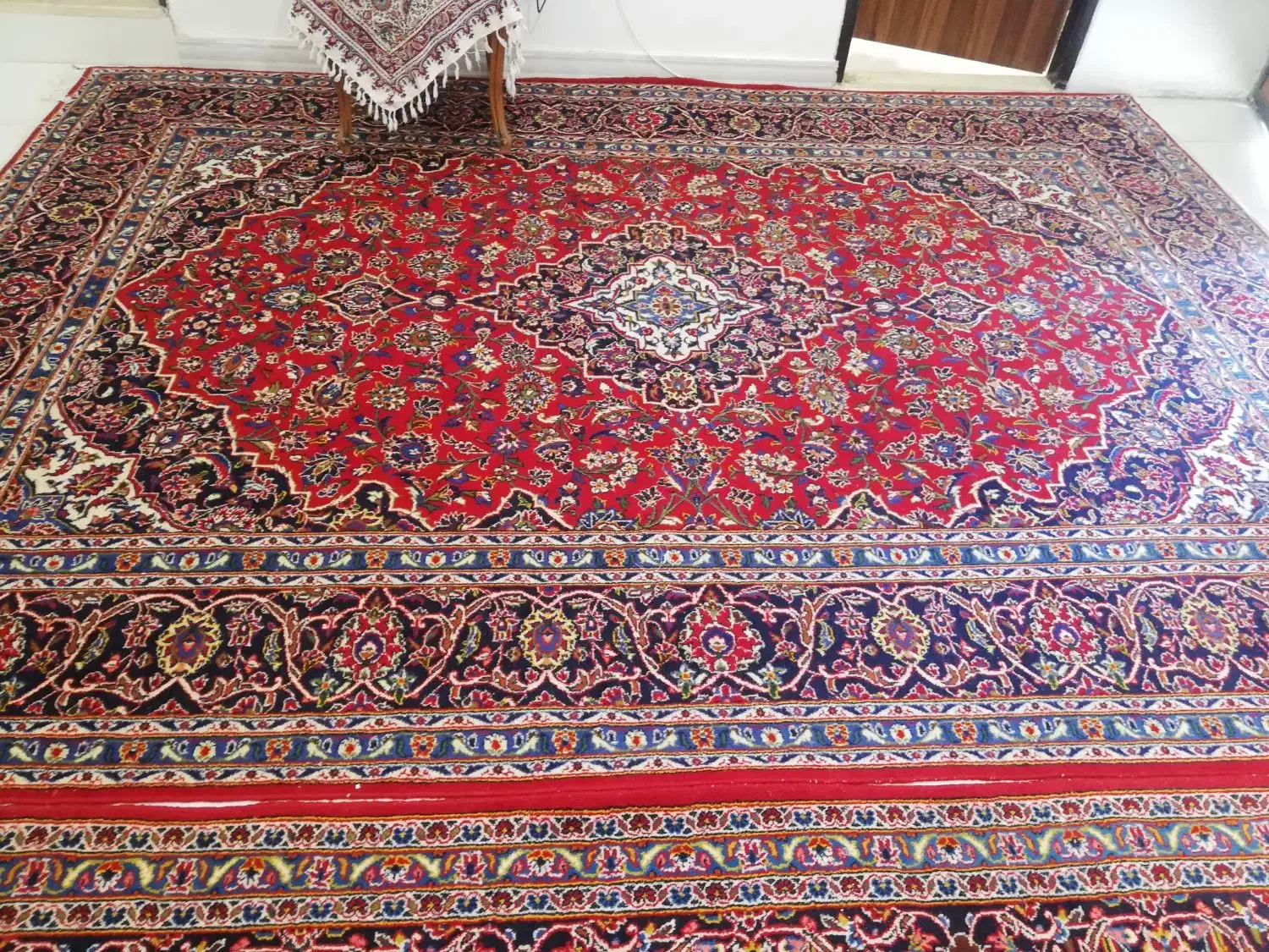 2 تخته فرش 9متری دستباف خیلی خوب وسالم|فرش|اراک, |دیوار