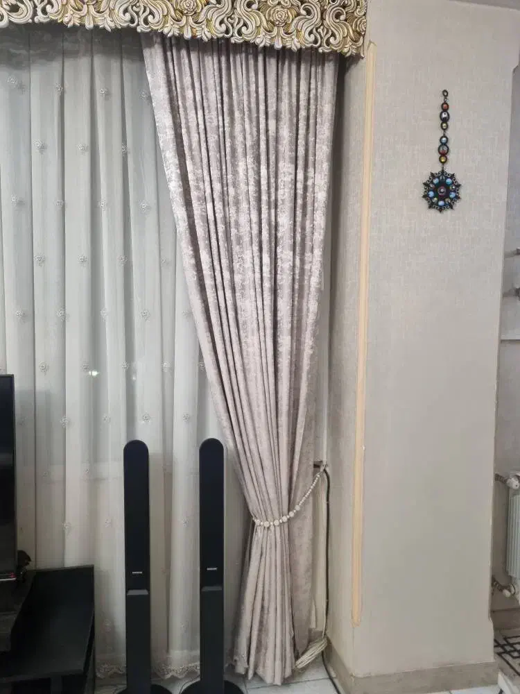 پرده حریر و مخمل|پرده، رانر، رومیزی|تهران, جوادیه|دیوار