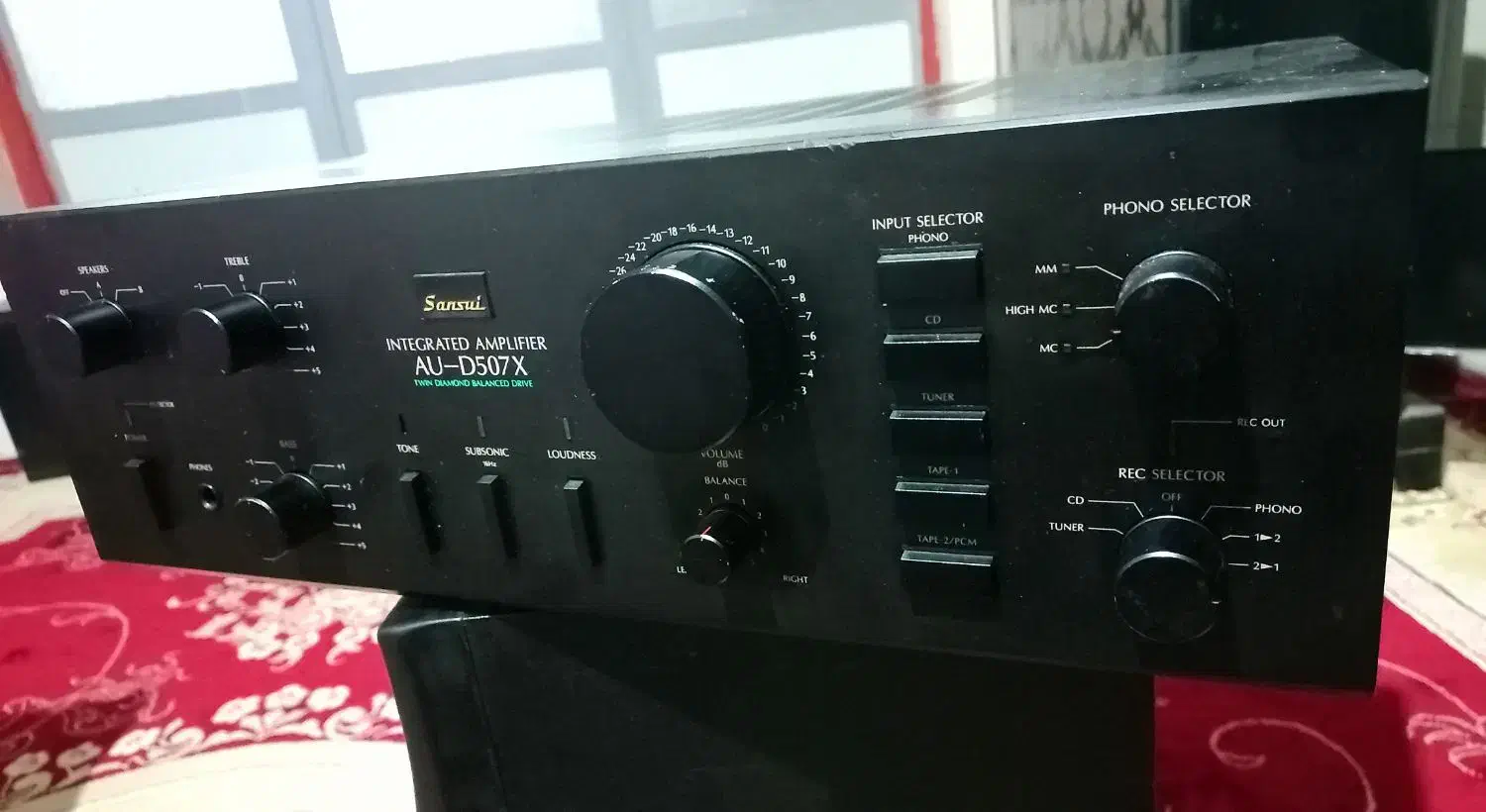 آمپ سنسویی مدل AUD507X سالم و چهار کانال|سیستم صوتی خانگی|اسلام‌شهر, شهرک مهدیه|دیوار