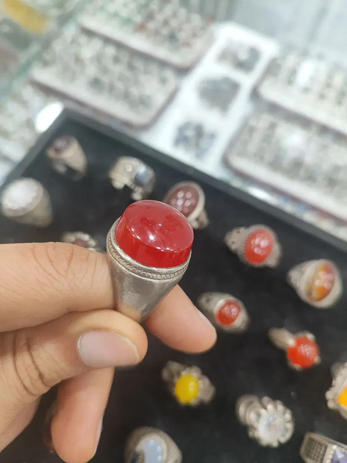 انگشتر نقره قیمت عمده|جواهرات|محمدیه-قزوین, |دیوار