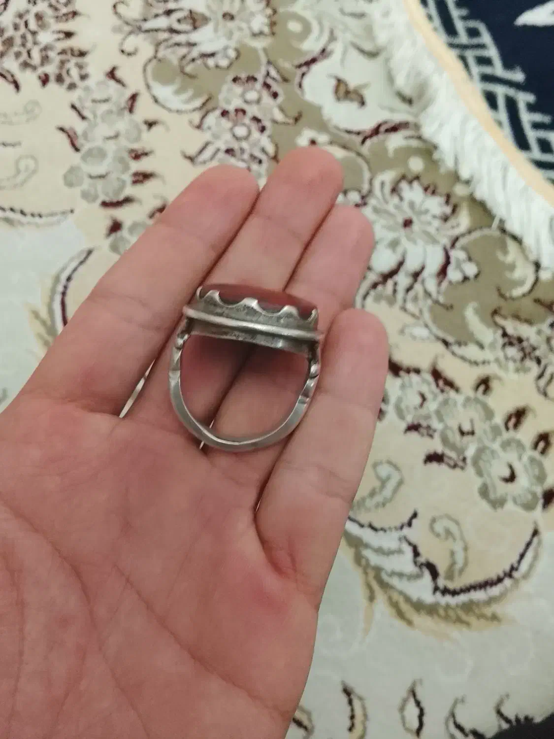 انگشتر عقیق زیر خاکی|کلکسیون اشیاء عتیقه|اردبیل, |دیوار