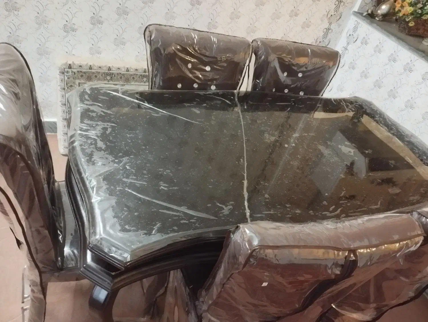 میز ناهار خوری شش نفره|میز و صندلی غذاخوری|نهاوند, |دیوار