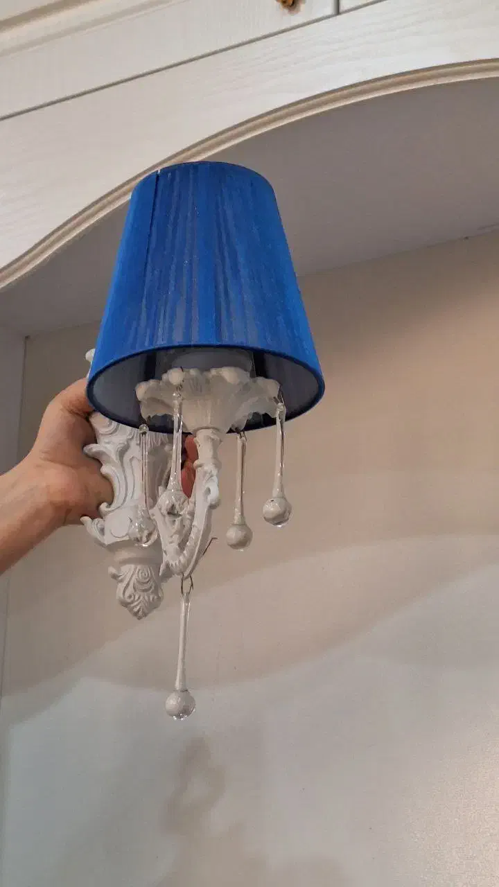 لوستر سه شاخه اتاق خواب|لوستر و چراغ آویز|ری, علایین|دیوار