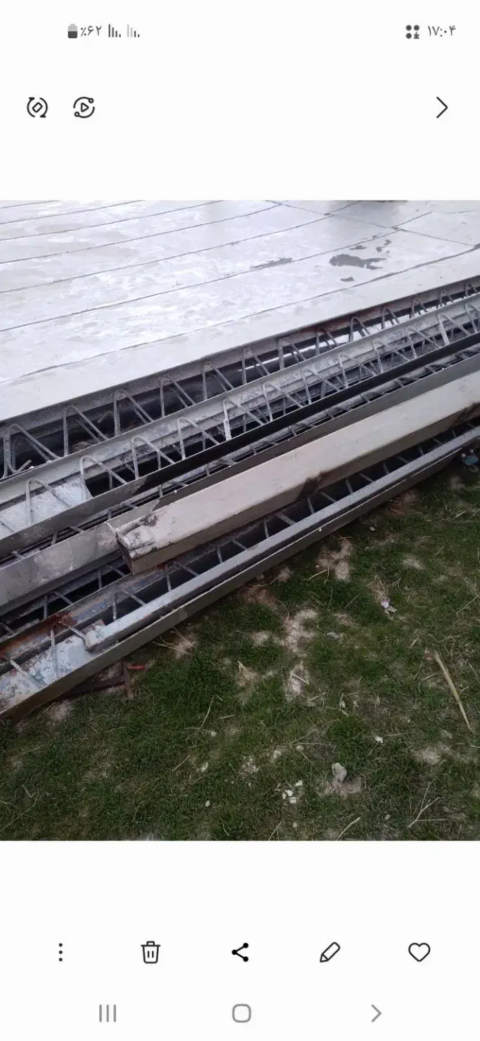 تیرچه فلزی و آهن 14|مصالح و تجهیزات ساختمان|کندوان, |دیوار