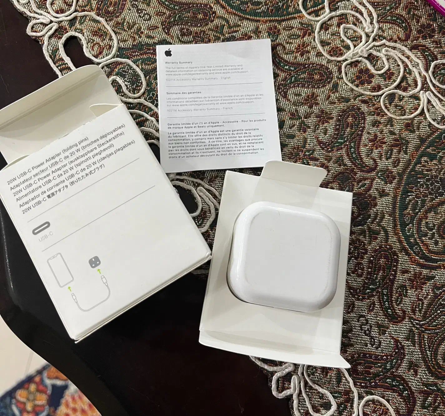 آدابتور ۲۰ وات اصل آیفون|لوازم جانبی موبایل و تبلت|پاکدشت, شهرک امام رضا|دیوار