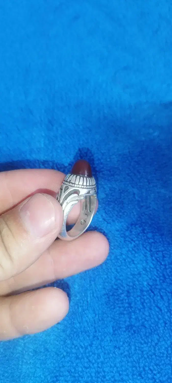 انگشتر دست ساز مهر تبریز طرح محمدی|جواهرات|آستارا, |دیوار